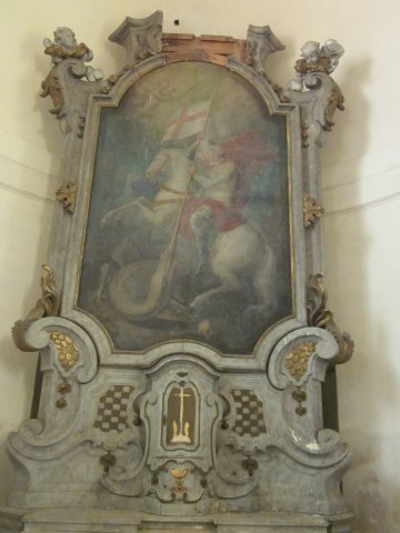Oltářní obraz se sv. Jiří